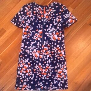 Floral Black Kids Dress